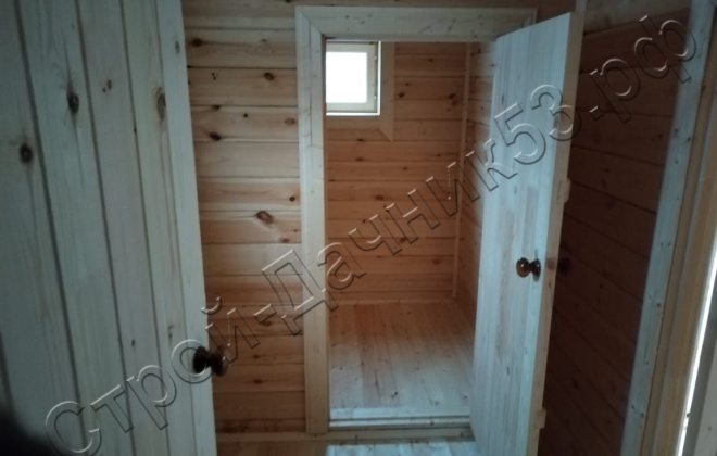 3 Брусовая баня Б-23, 6х6м, 63 М², Московская область, Можайский район, деревня Знаменки (3)